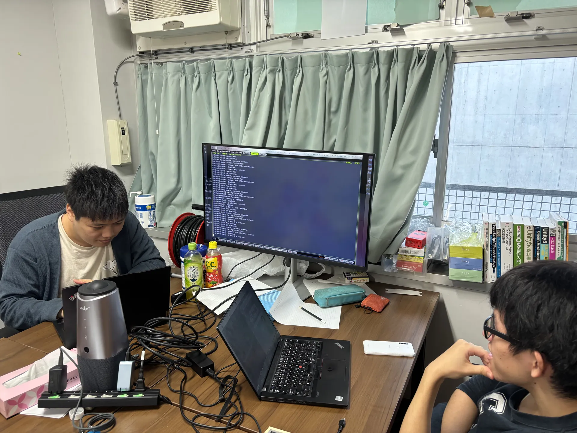 ハッカソン発表会の様子1